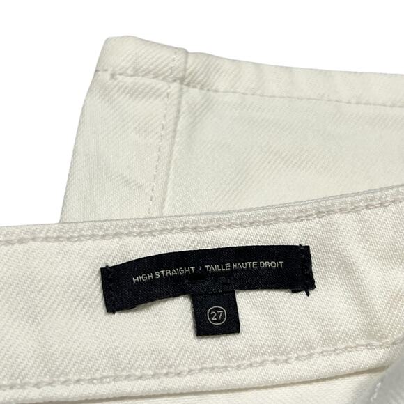 Dockers White High Rise Straight Fit Denim Jeans Womens 27 NEW - Picture 10 of 10